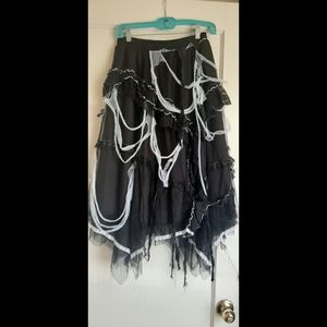 Red Queen's Black Legion Tattered Skirt